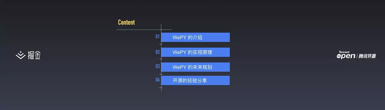 WePY  - 小程序敏捷开发实践丨掘金开发者大会(图1)