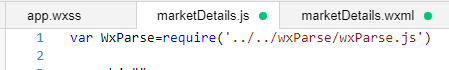 微信小程序通过wxParse.js，嵌入HTML代码(图3)